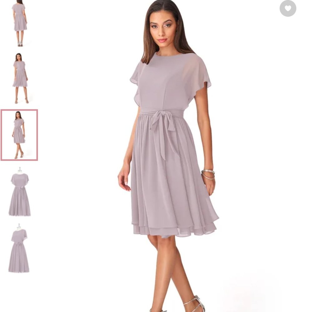 Azazie Alejandra Dress - 4 - Dusk (Light dusty purple)